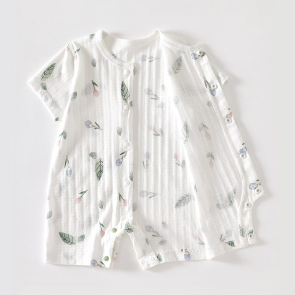 Summer Newborn Baby Romper, 100% Pure Cotton Material, 1-24Months - babysmile03