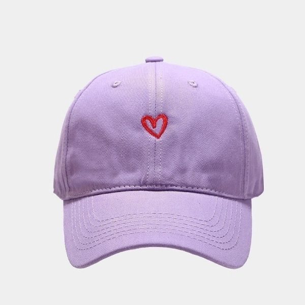 Women's Minimalist Color Block Embroidery Flat Eaves Baseball Cap - Image 12