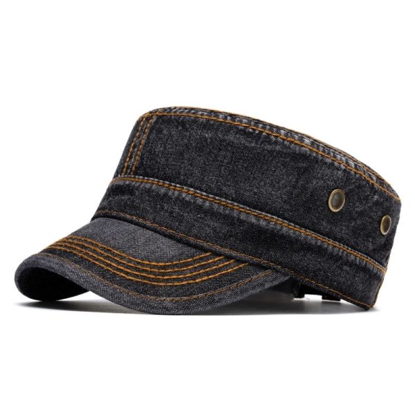 Women's Vacation Minimalist Solid Color Curved Eaves Flat Cap - Image 5
