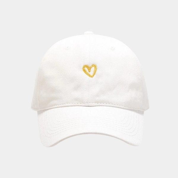 Women's Minimalist Color Block Embroidery Flat Eaves Baseball Cap - Image 7