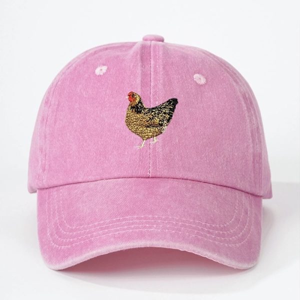 Unisex Commute Animal Embroidery Curved Eaves Baseball Cap - Image 3