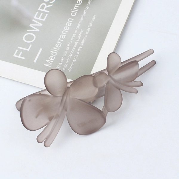 Butterfly Plastic Resin Hollow Out Hair Clip 1 Piece - Image 6
