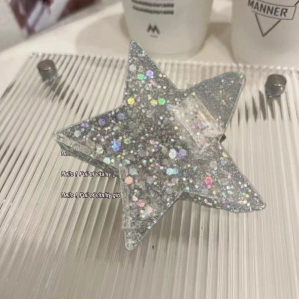 Women's Fashion Star Acetic Acid Handmade Hair Claws - Image 2