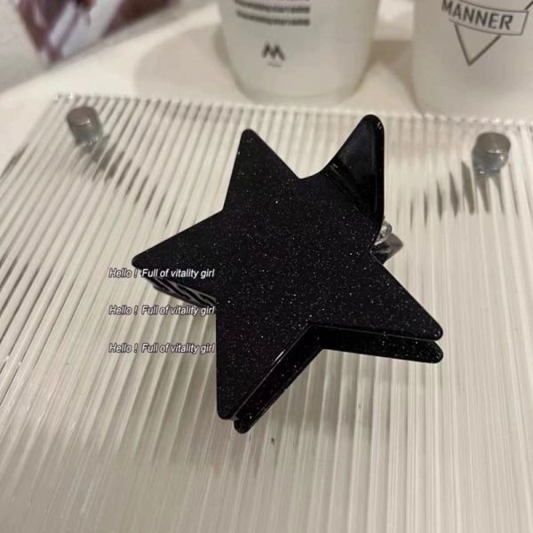 Women's Fashion Star Acetic Acid Handmade Hair Claws - Image 3