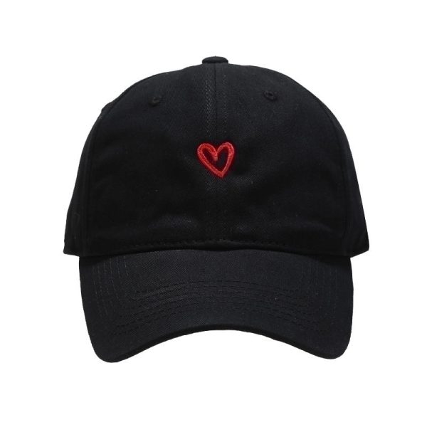 Women's Minimalist Color Block Embroidery Flat Eaves Baseball Cap - Image 4