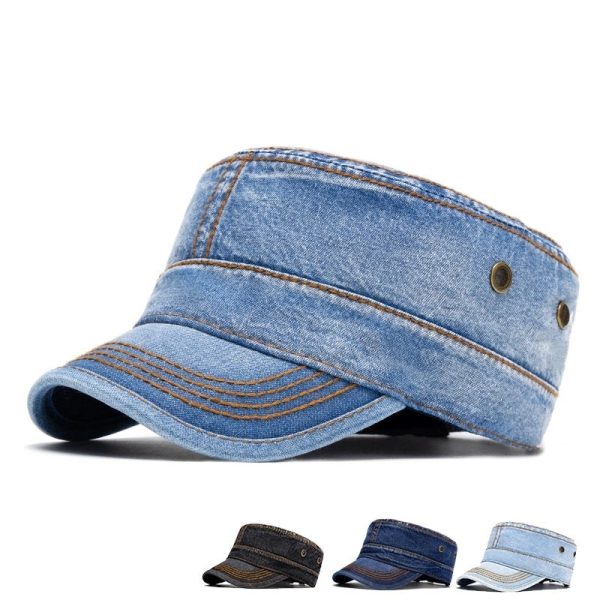 Women's Vacation Minimalist Solid Color Curved Eaves Flat Cap