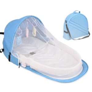 Multipurpose Foldable Baby Bed with Mosquito Net - babysmile03