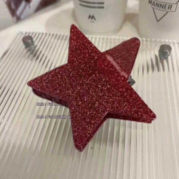 Women's Fashion Star Acetic Acid Handmade Hair Claws - Image 7