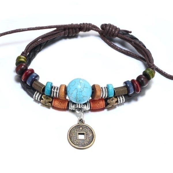Retro Geometric Alloy Layered Necklaces - Image 11