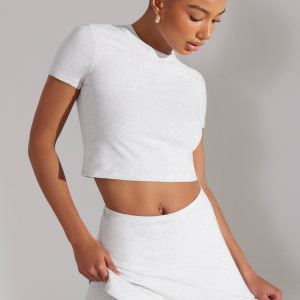 A-Line Mini Skort in Grey
