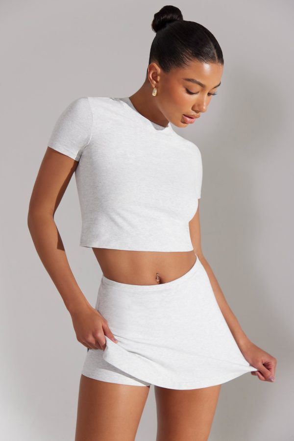 A-Line Mini Skort in Grey