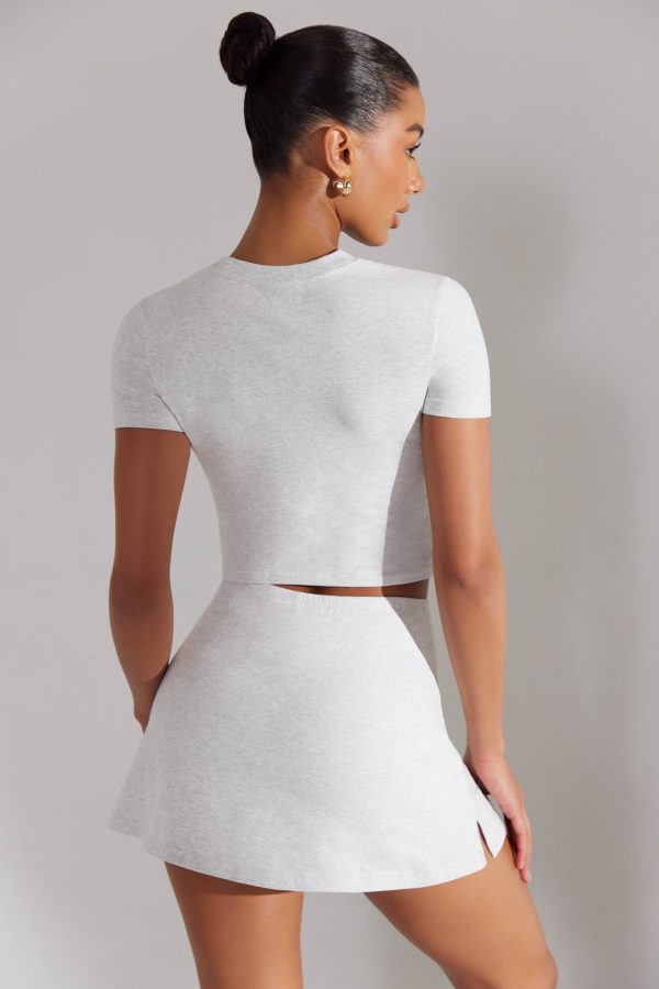 A-Line Mini Skort in Grey - Image 2