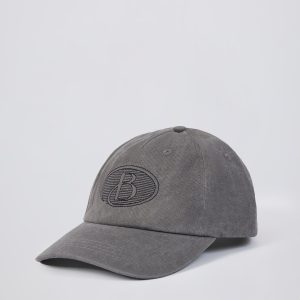 Baseball Cap in Washed Charcoal