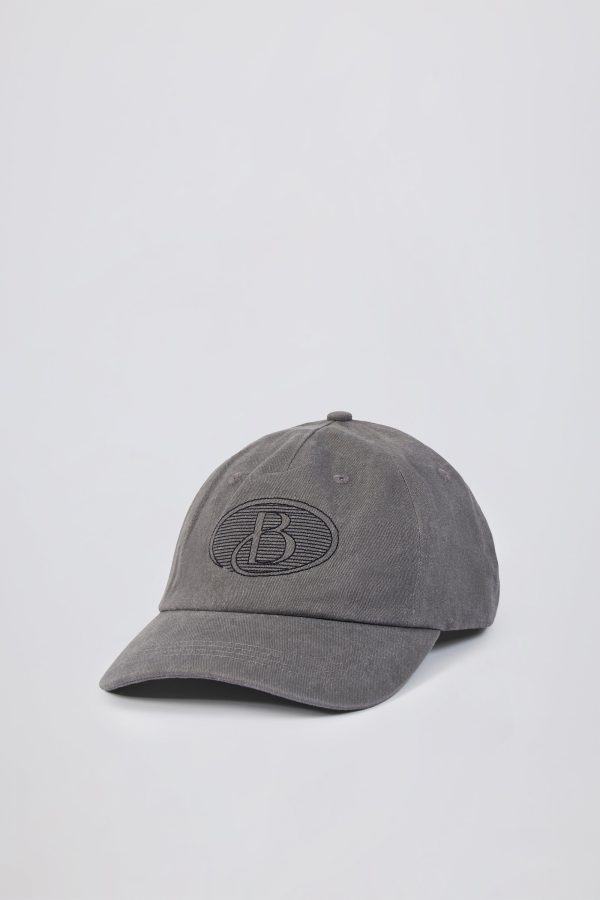 Baseball Cap in Washed Charcoal - Image 5
