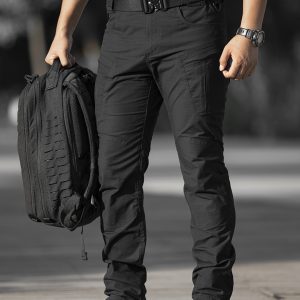 Men’s Training Pockets Loose Cargo Pants