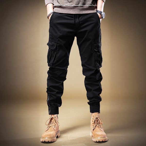 Men’s Zip Tactical Cargo Trousers - Image 2