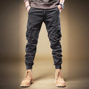Men’s Zip Tactical Cargo Trousers