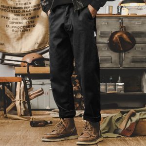 Men’s Vintage Versatile Relaxed Washed Cargo Pants