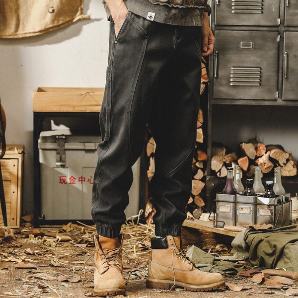 Men’s Vintage Straight-Leg Cargo Pants Heavyweight Workwear