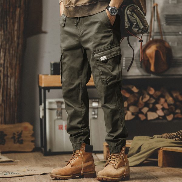 Men’s Workwear Cargo Jogger Pants Multi-Pocket Streetwear - Image 2