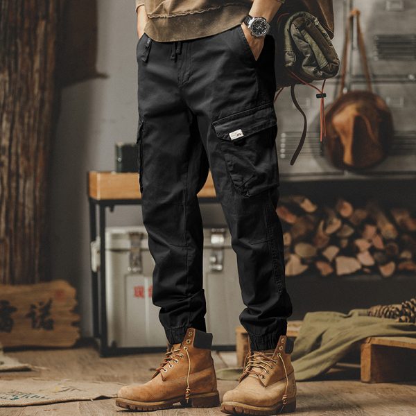 Men’s Workwear Cargo Jogger Pants Multi-Pocket Streetwear