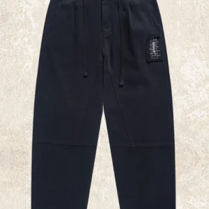 Men’s Washed Denim Work Pants Vintage Loose Straight Fit