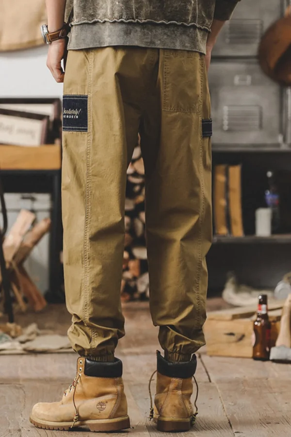 Men’s Casual Straight Bound Feet Cargo Pants - Image 3