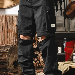Men’s Detachable Cargo Pants Tactical Outdoor Trousers