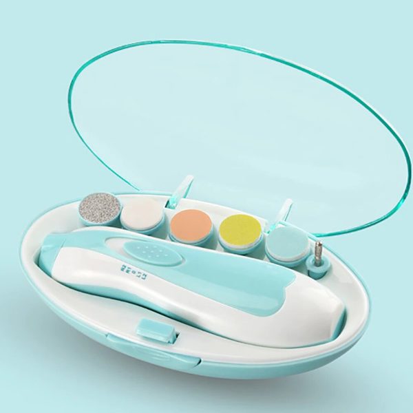 Painless Electric Baby Nail Trimmer - babysmile03