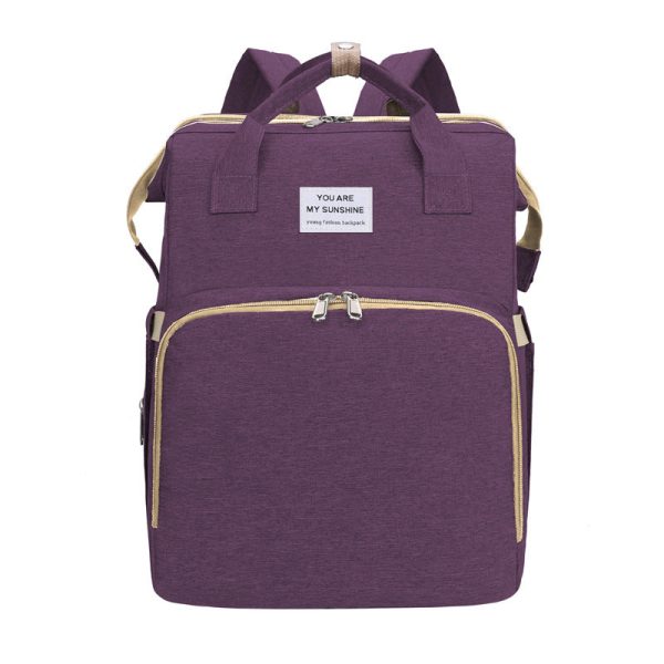 2 in 1 Backpack Diaper Bag & Crib - babysmile03