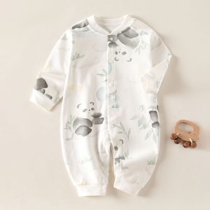 Newborn Baby Romper, 100% Pure Cotton Material, 3-24Months - babysmile03