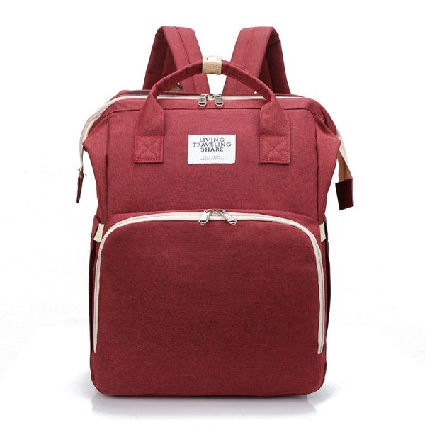 2 in 1 Backpack Diaper Bag & Crib - babysmile03