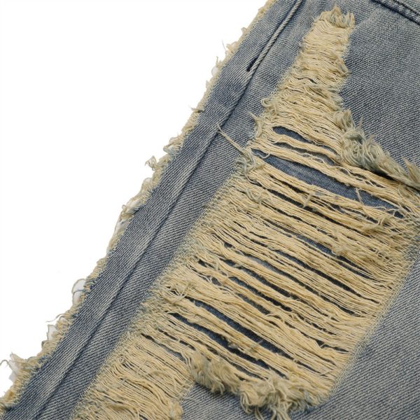 Men’s Distressed Jeans Loose Fit Pants - Image 3