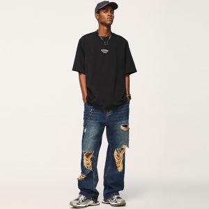 Men’s Amekaji Washed Ripped Jeans