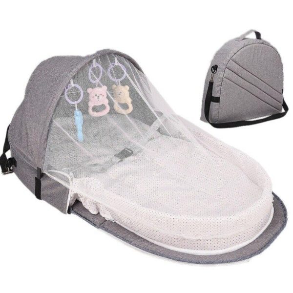 Multipurpose Foldable Baby Bed with Mosquito Net - babysmile03