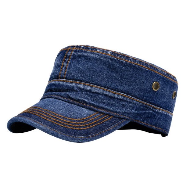 Women's Vacation Minimalist Solid Color Curved Eaves Flat Cap - Image 2