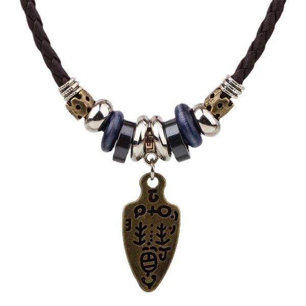 Retro Geometric Alloy Layered Necklaces - Image 12