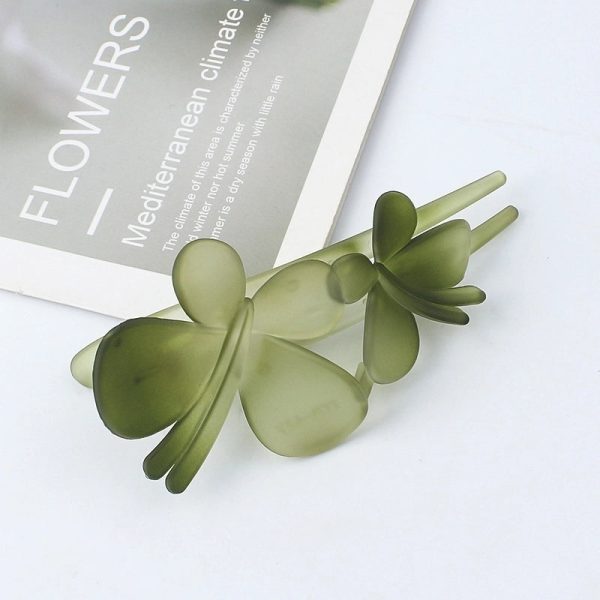 Butterfly Plastic Resin Hollow Out Hair Clip 1 Piece - Image 8