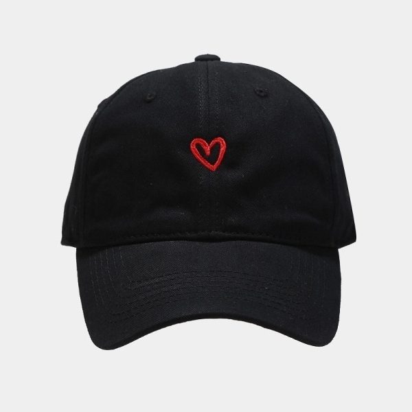 Women's Minimalist Color Block Embroidery Flat Eaves Baseball Cap - Image 6