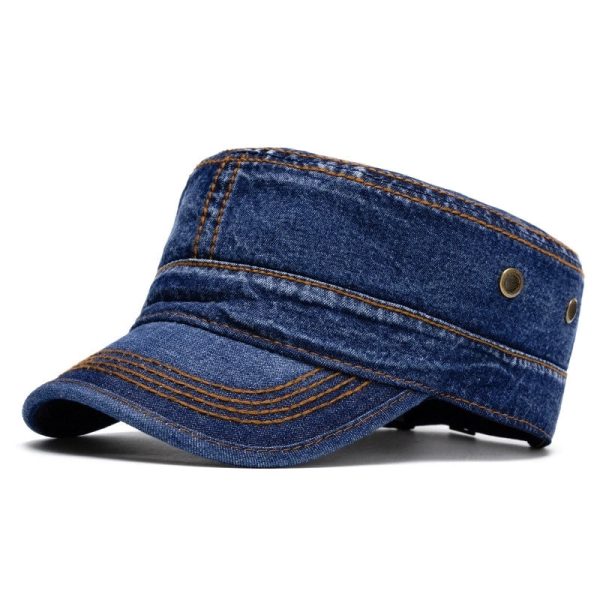 Women's Vacation Minimalist Solid Color Curved Eaves Flat Cap - Image 4