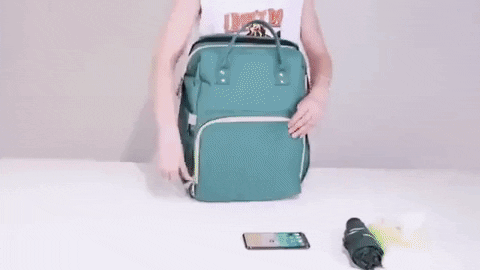 5-in-1 Travel Baby Bag With Portable Bed – Naked Shopping Store