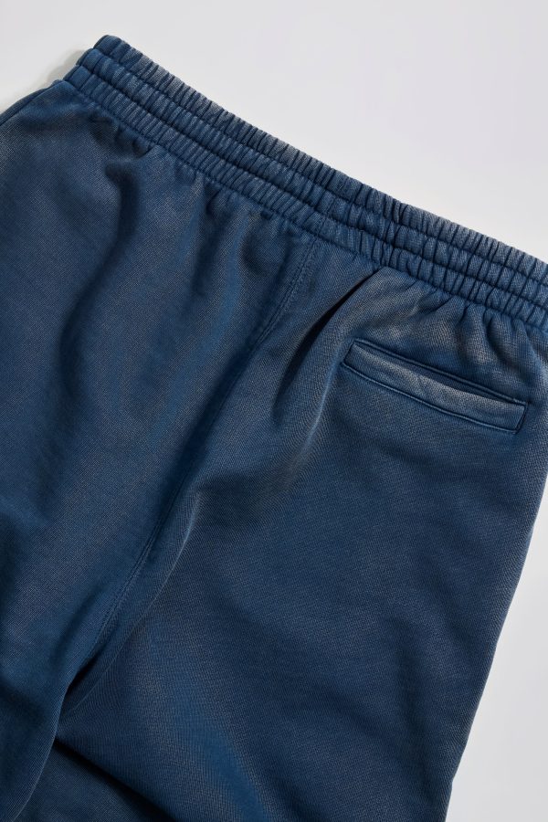 Acid Wash Wide-Leg Joggers in Blue - Image 5
