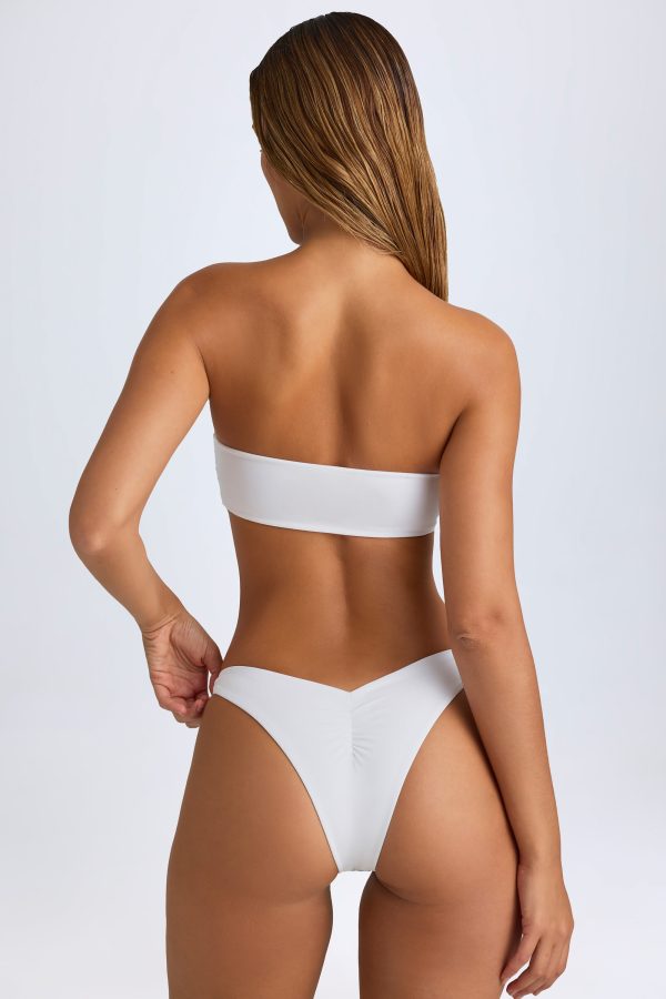 Bandeau Bikini Top in White - Image 6