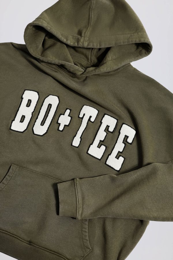 Acid Wash Oversized Hoodie in Light Green - Image 9