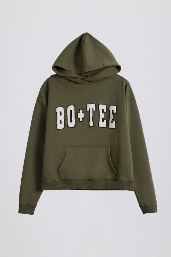 Acid Wash Oversized Hoodie in Light Green - Image 2