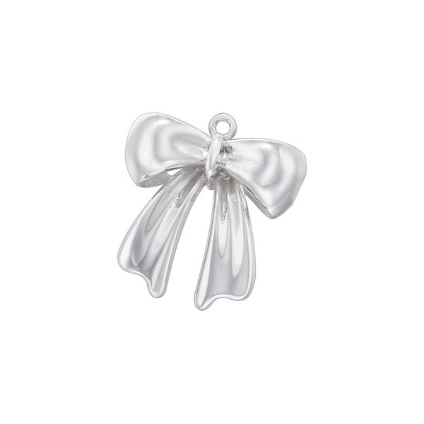 1 Piece 18.5*20mm 20*27.5mm 21.5*26mm Hole 1~1.9mm Hole 3~3.9mm Brass Pearl Zircon 18K Gold Plated Bow Knot Polished Pendant - Image 11