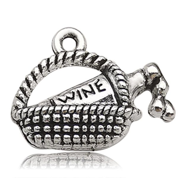 1 Piece Simple Style Grape Wine Glass Alloy Plating Pendant Jewelry Accessories - Image 10