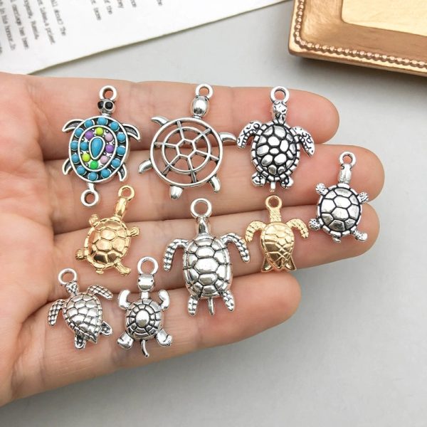 15 Models Per Model 1, 15/Bag Zinc Alloy Printing Pendant - Image 3