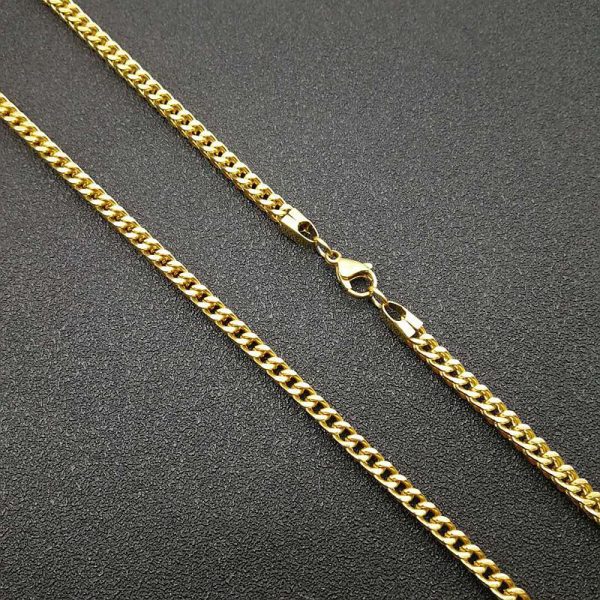 Men Hip Hop Geometric Titanium Steel PVD Plating Necklaces - Image 2