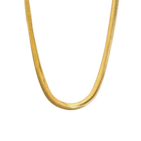 IG Style Chain Geometric Stainless Steel PVD Cloating Necklaces - Image 8